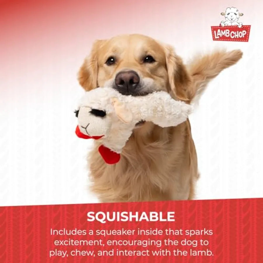 Lamb Chop Plush Toy, Squishable and Squeaky