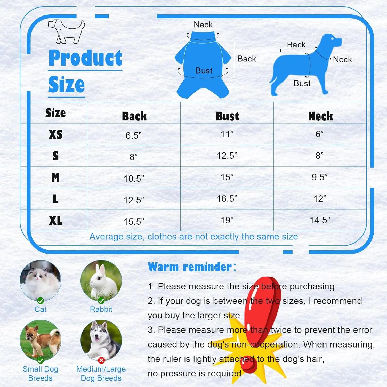 6 Pack Dog Clothes for Small Dogs