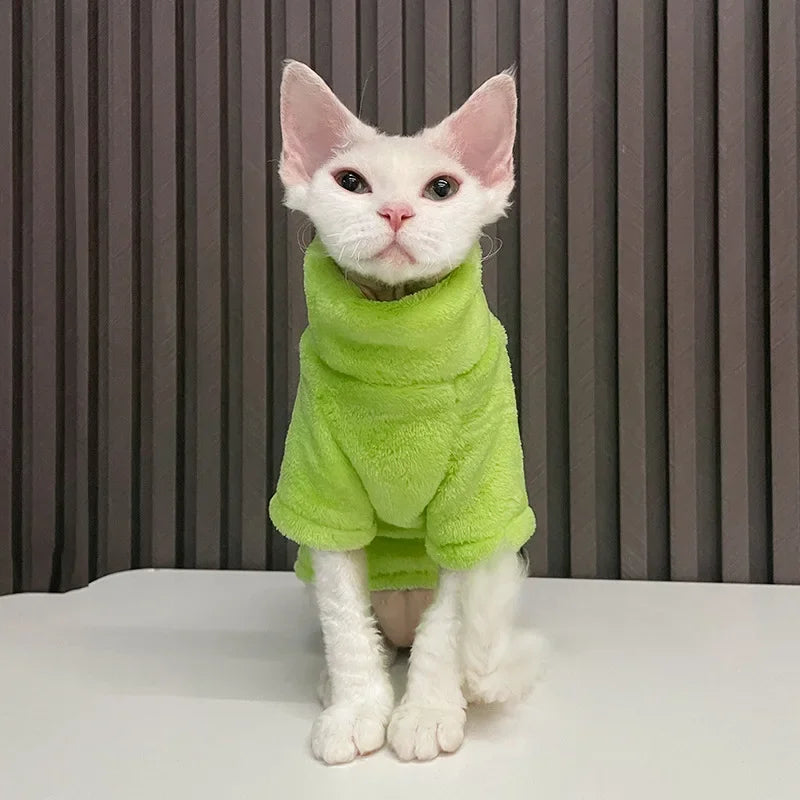 XS-XXL Hairless Cat Sweater Winter Fashion