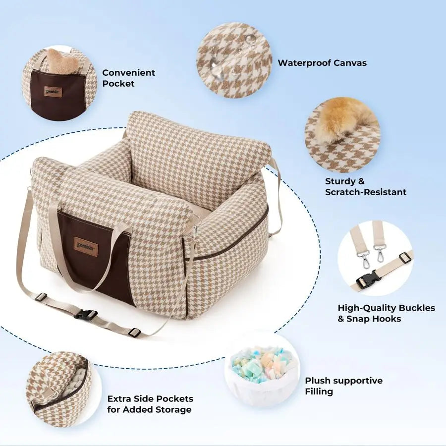 Car Seat for Small Puppy/Kittens up to 25 lbs