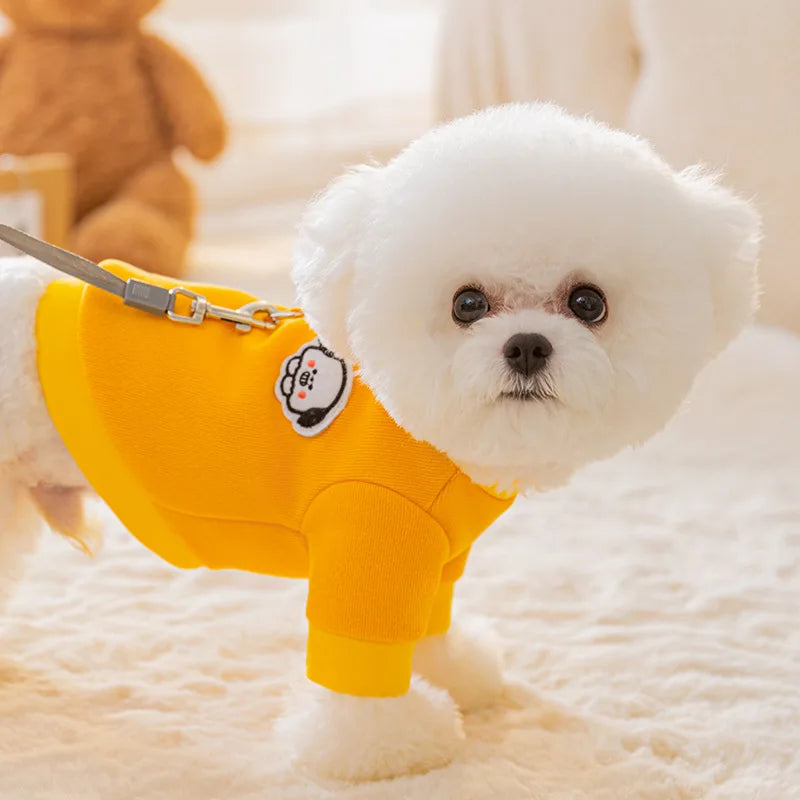 Winter Dog Clothes, Cute Cartoon Warm Hoodie