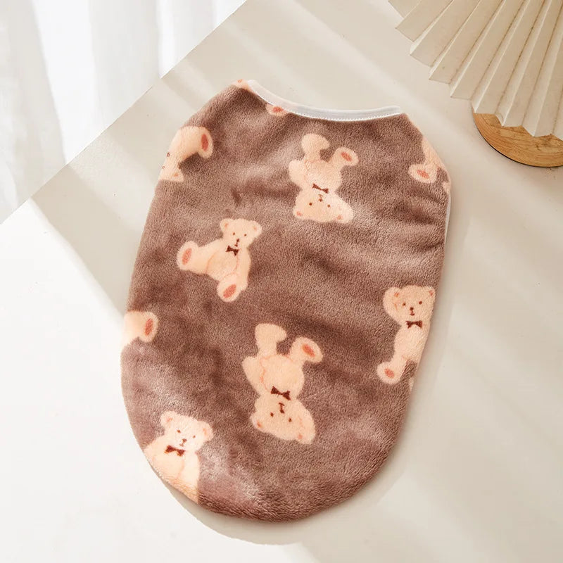 Soft Puppy Vest, Cute Paw Print