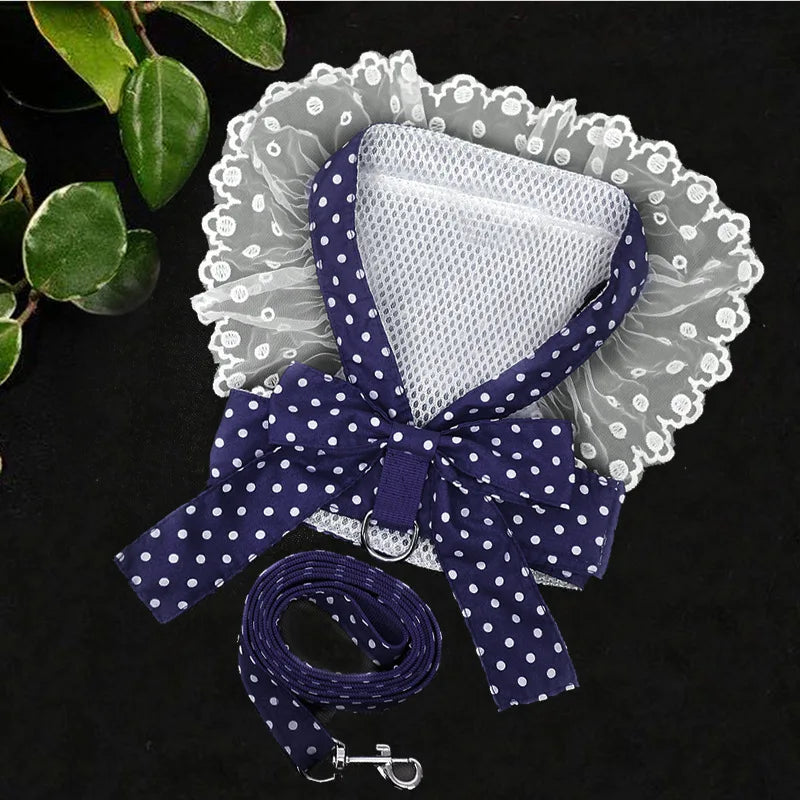 Dog/Cat Harness/ Vest Leash               Soft Breathable Dog Harness Nylon clothes leash for Dogs Puppy Collar Cat Pet Dog Chest Strap