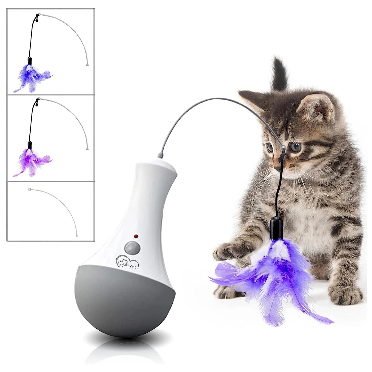 Cat Interactive Toys, Funny Feather Kitten Teaser