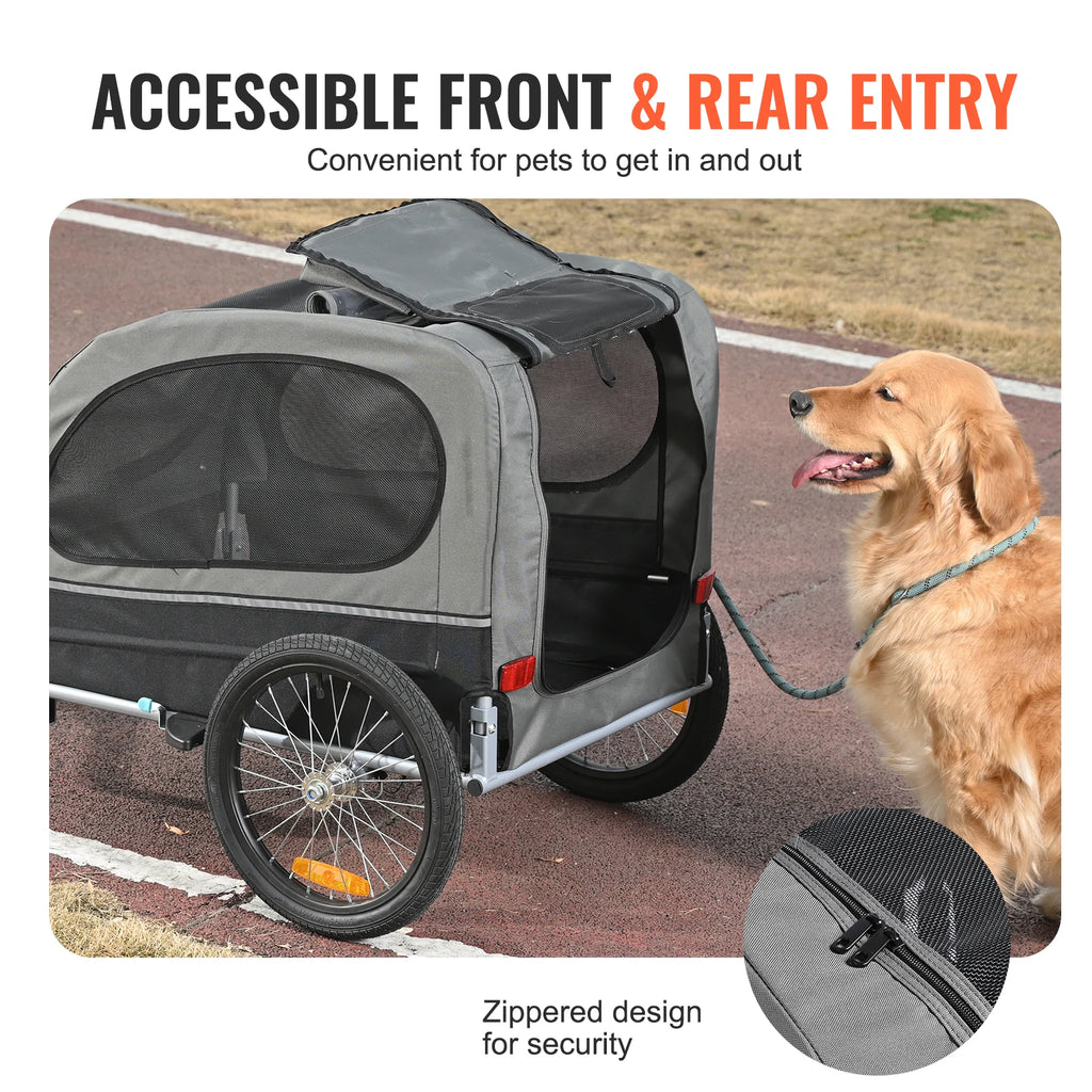 88 lbs Dog Bike Trailer, Bicycle Carrier