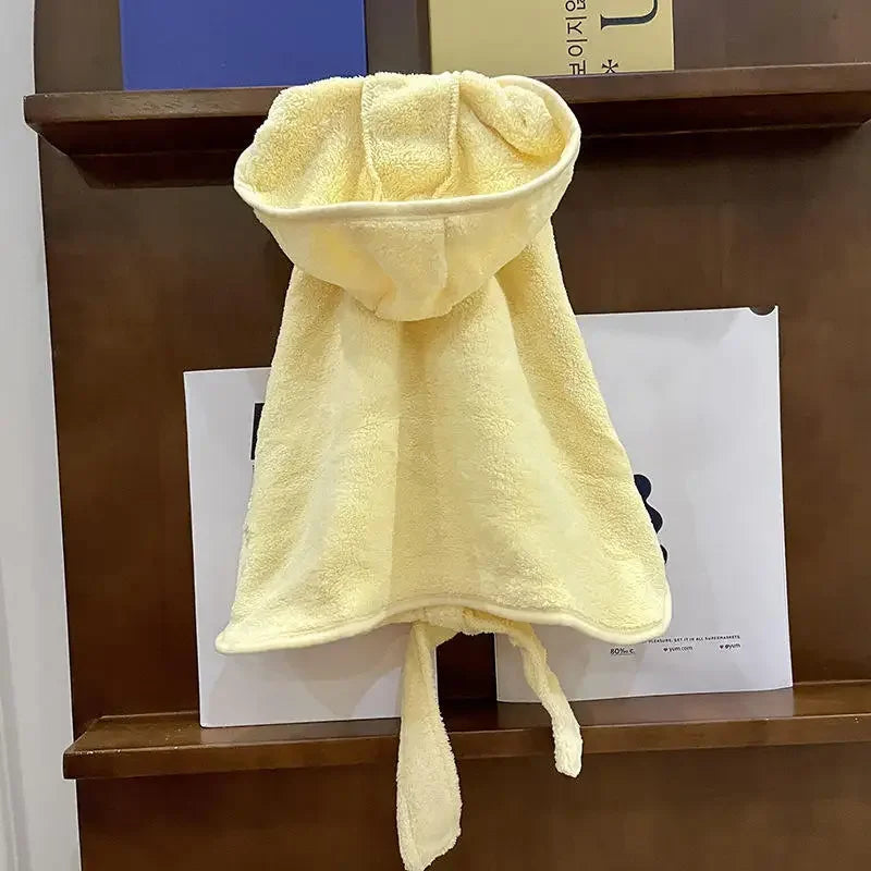 Pet Dog Towels/Bathrobes With Cap