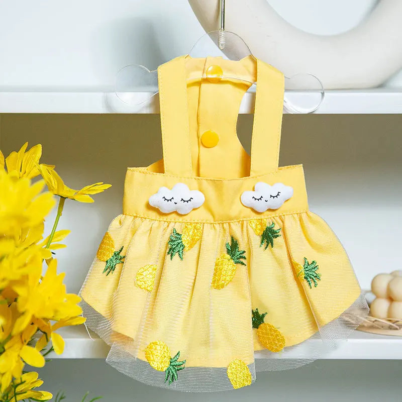 Dog/Cat Princess Dress, Cute Mesh Dress