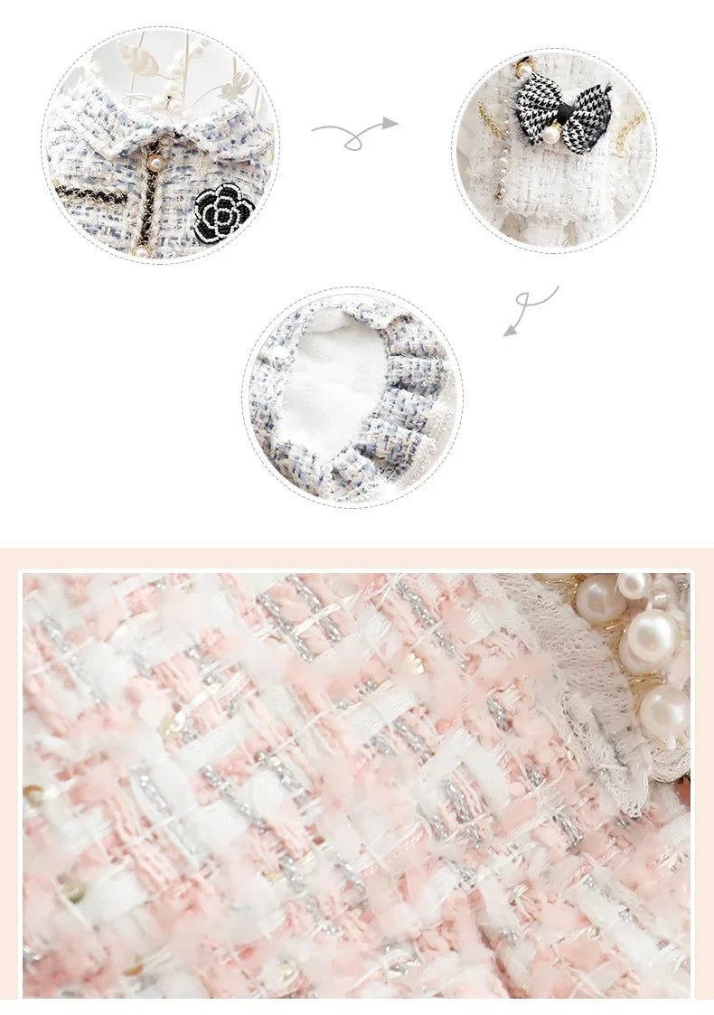 NEW Winter Cat/ Dog Dress, Luxury Princess Wedding Dress