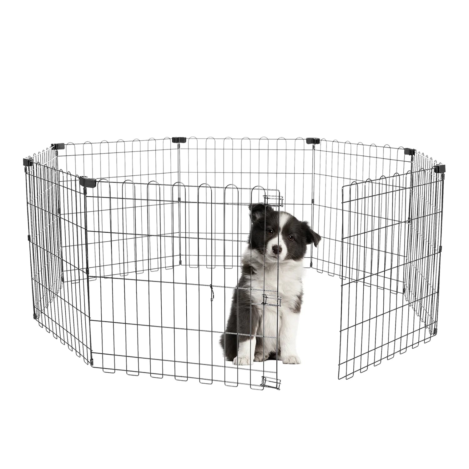 Foldable Metal Dog Playpen for Indoor/Outdoor Pets