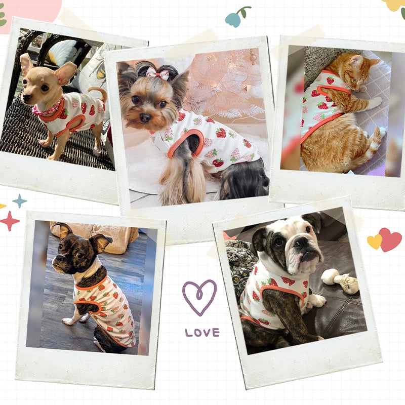 Summer Dog Vest, Breathable Thin T-Shirt