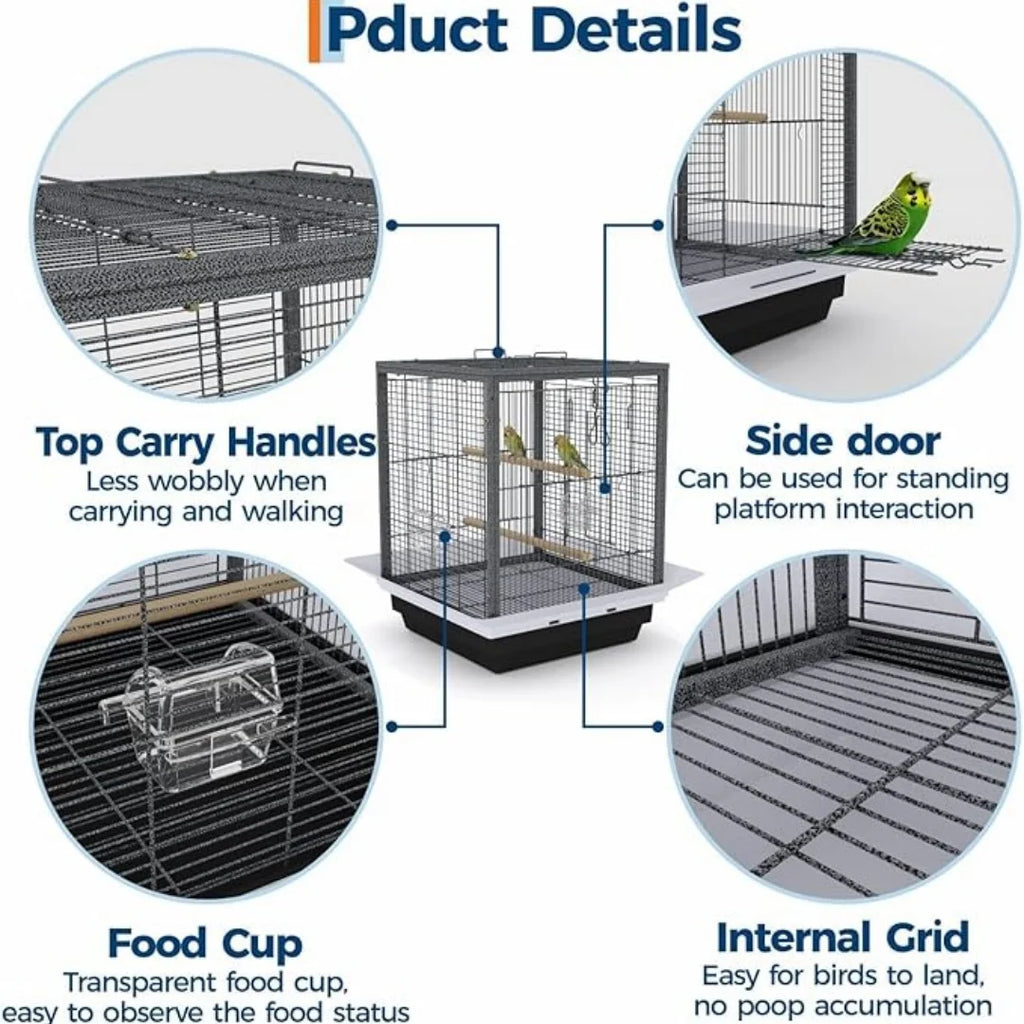 Luxury Metal Breeding Bird Villa