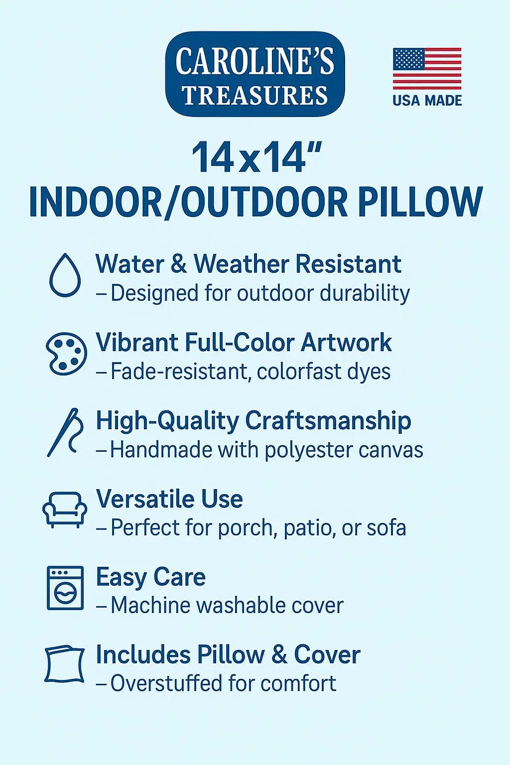 Upgraded Version Sable/White Fall Throw Pillow