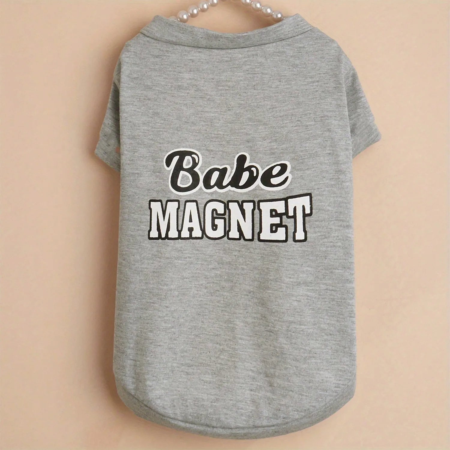 1pc Cute "Babe Magnet"   Breathable Vest