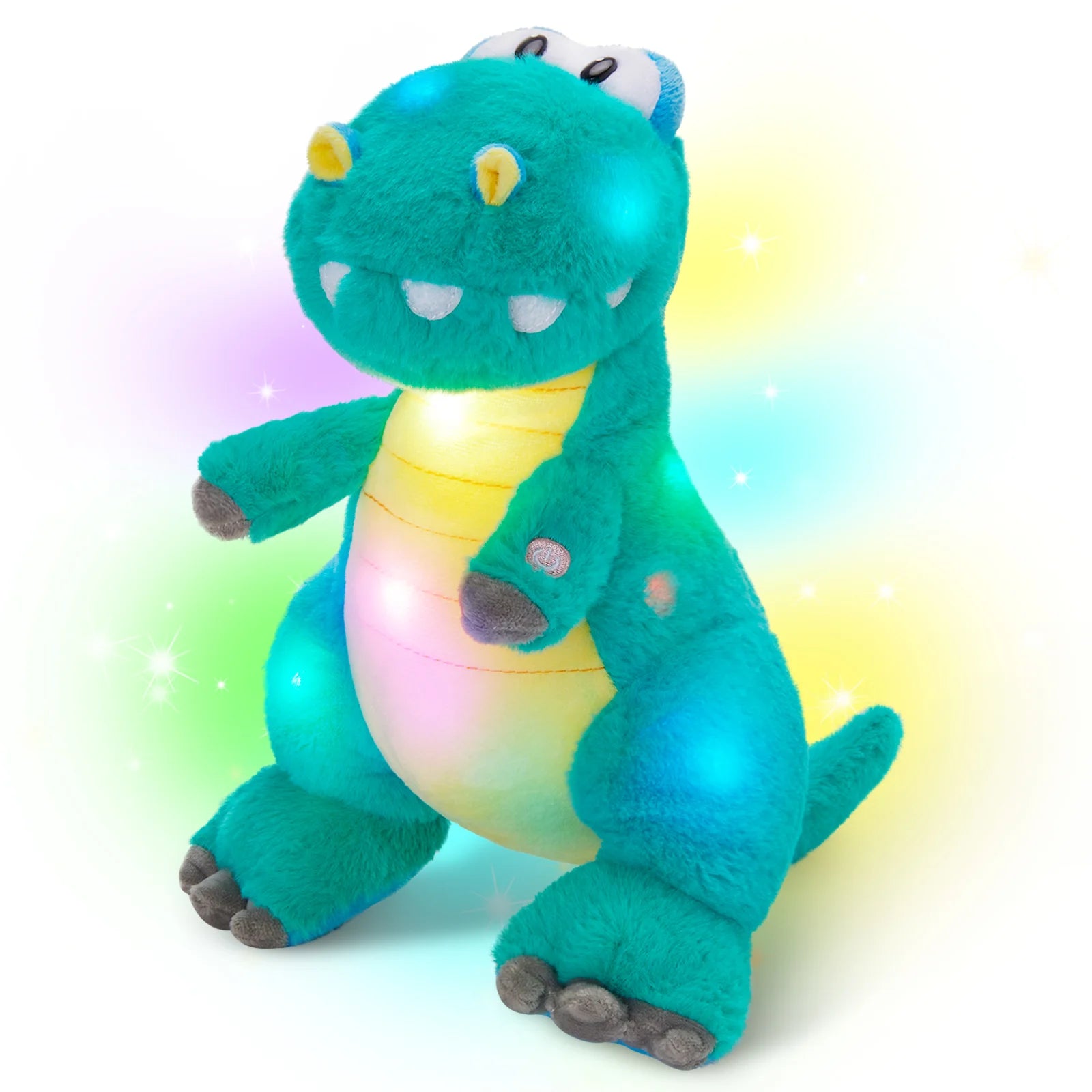 Glowing Green Dinosaur Plush Toy For Pets & Kids
