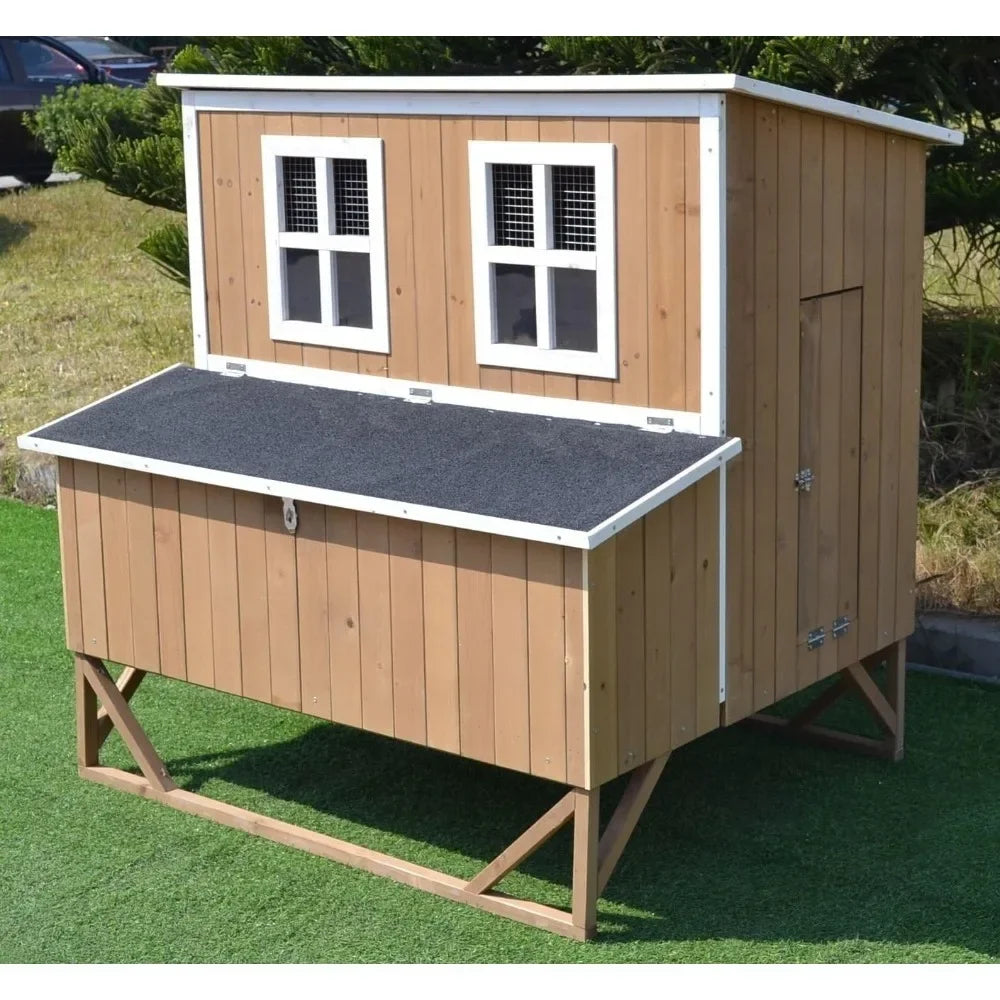 New Large Backyard Wooden Chicken Coop