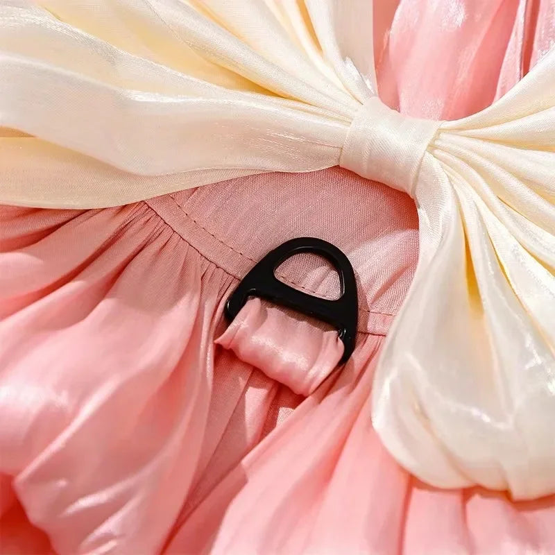 Summer Dog Dresses With Bow-knot