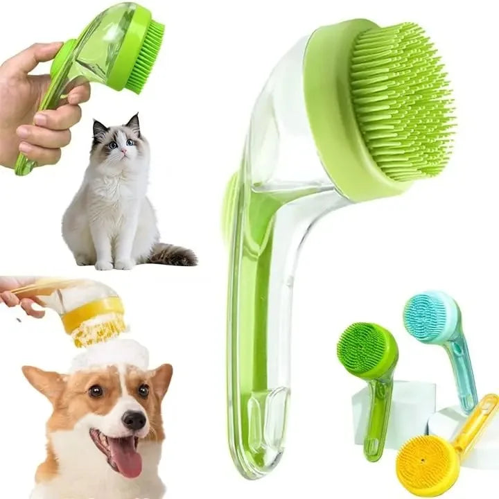 1pcs  Adjustable Pet Bath Brush Set