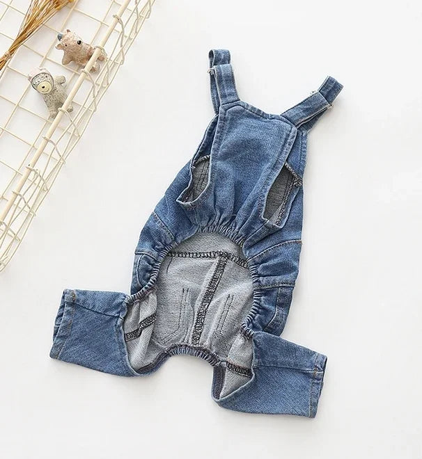 2024 New Denim Pet Dog Overalls