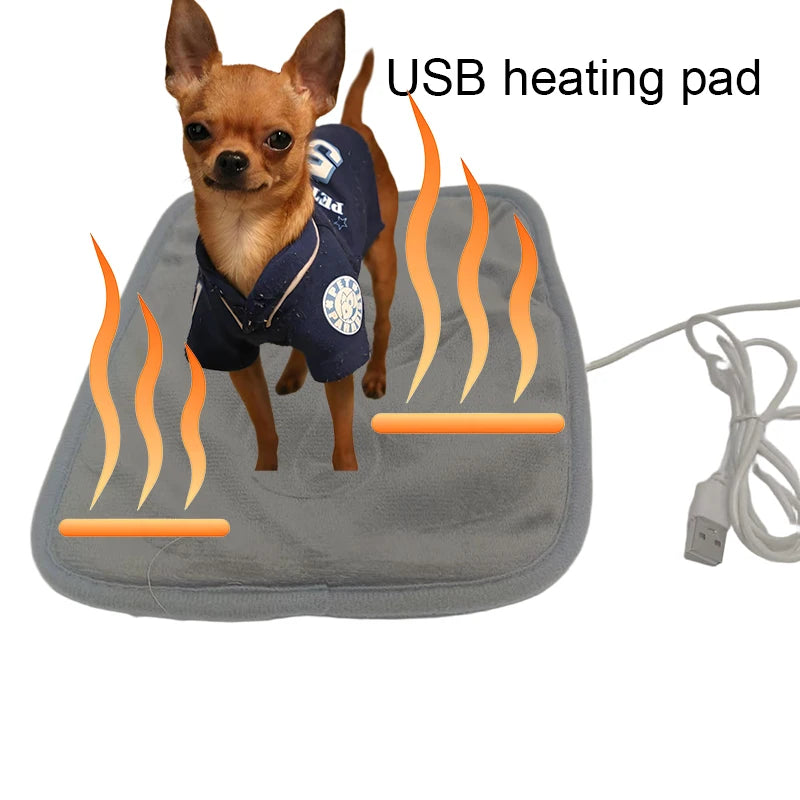 Winter Pet Heating Blanket, Temperature Warm Cat/ Dog Mattress