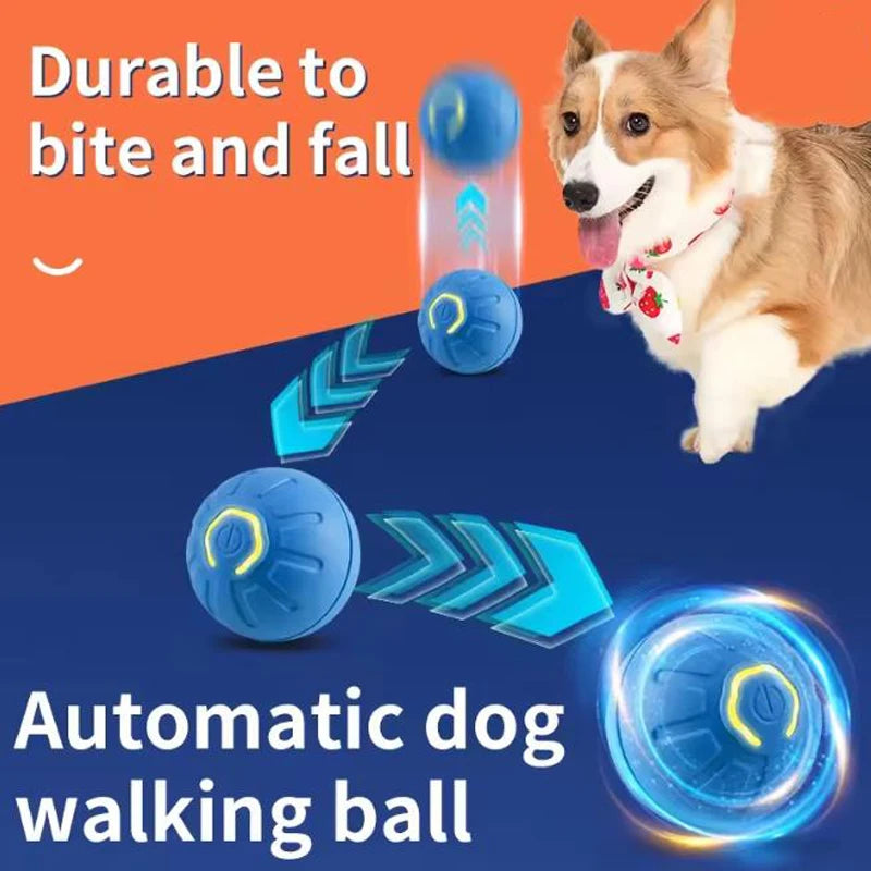 Electronic, Intelligent, Interactive Pet Toy Ball