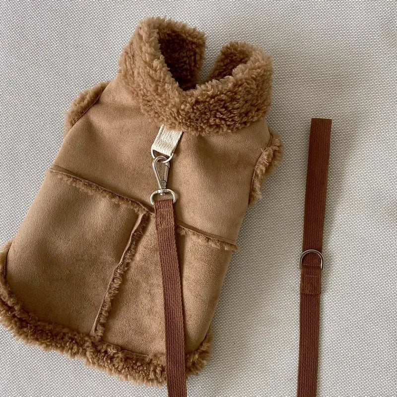 Solid Colors Dog Vest, Winter/Wool