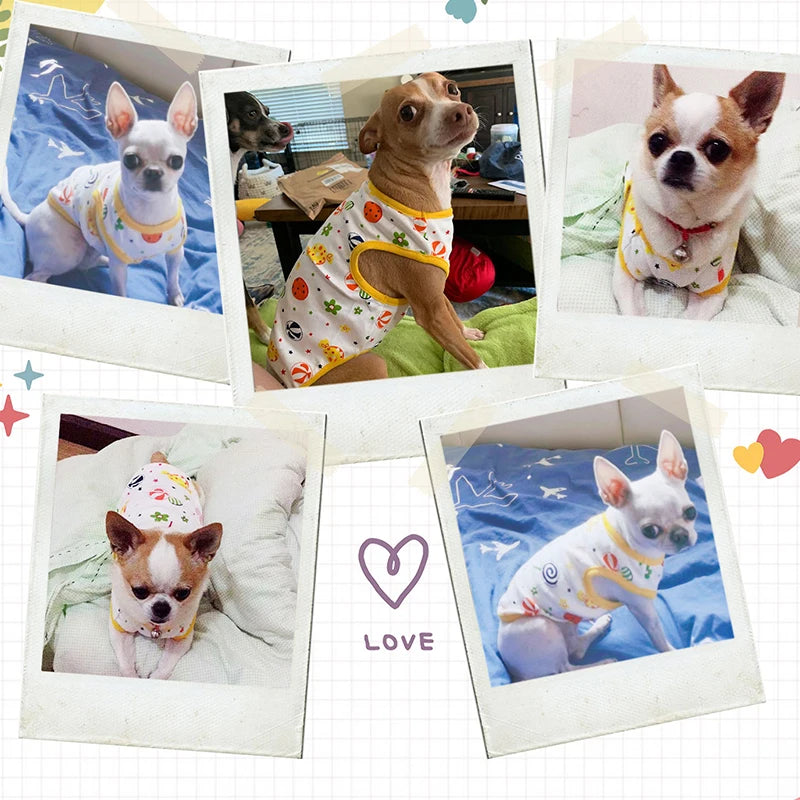 Summer Dog Vest, Breathable Thin T-Shirt