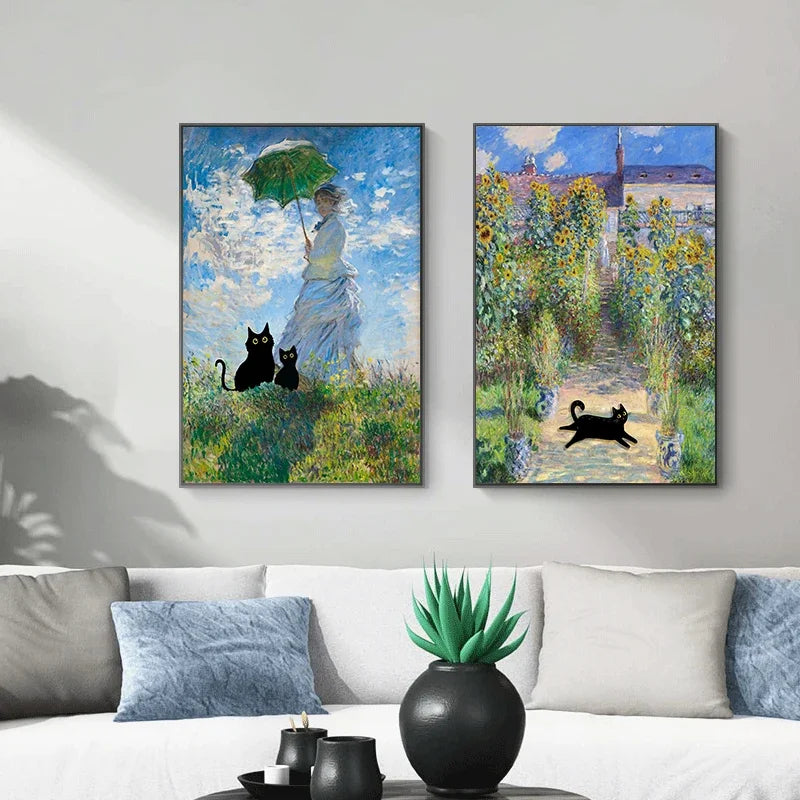 Claude Monet Artworks, Canvas Paintings Wall Art