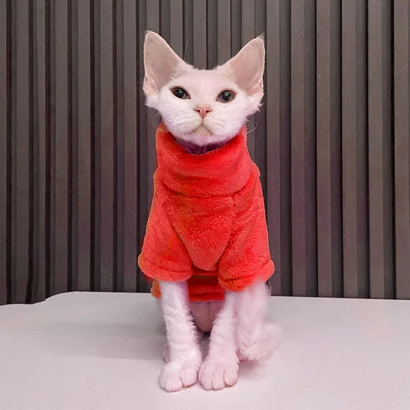 XS-XXL Hairless Cat Sweater Winter Fashion