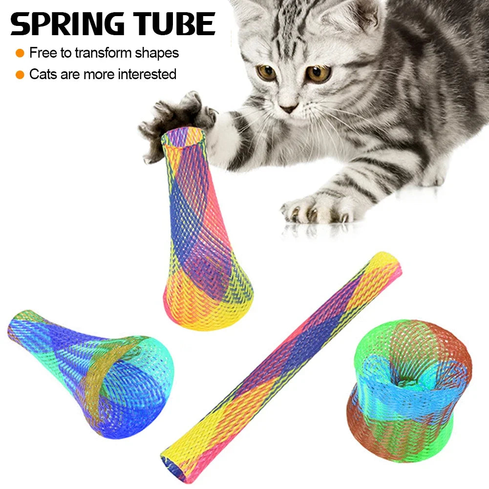 Bouncing, Jumping, 10 Pcs Kitten /Cat Spring Toys