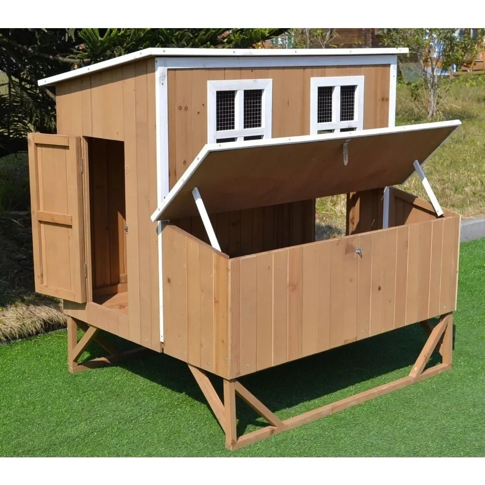 New Large Backyard Wooden Chicken Coop
