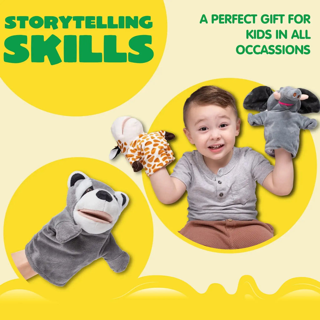 Joyfy 6Pcs Kids Hand Puppets