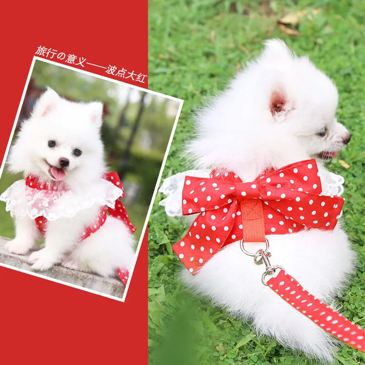 Dog/Cat Harness/ Vest Leash               Soft Breathable Dog Harness Nylon clothes leash for Dogs Puppy Collar Cat Pet Dog Chest Strap