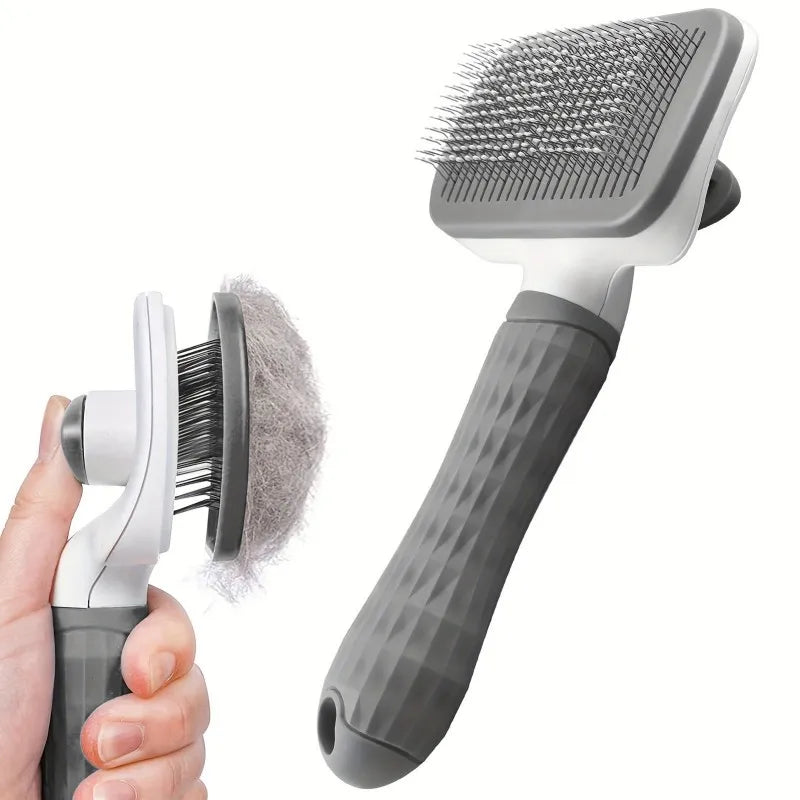 Dual-Use Dog/Cat Grooming Brush