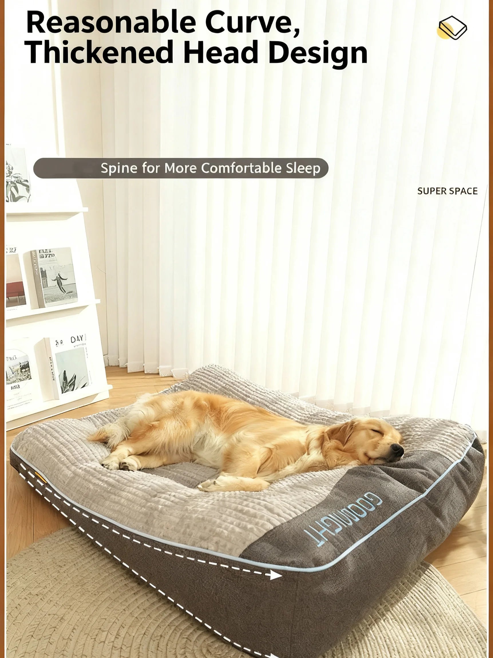 Extra Thickened Extra Large Dog Bed 47'