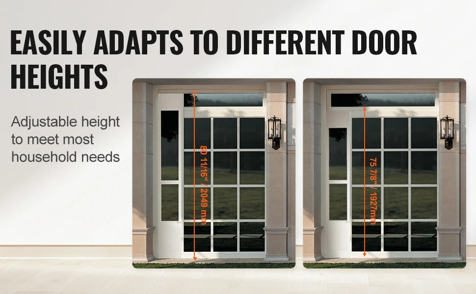Dog Door Sliding Glass Door, Adjustable Heights