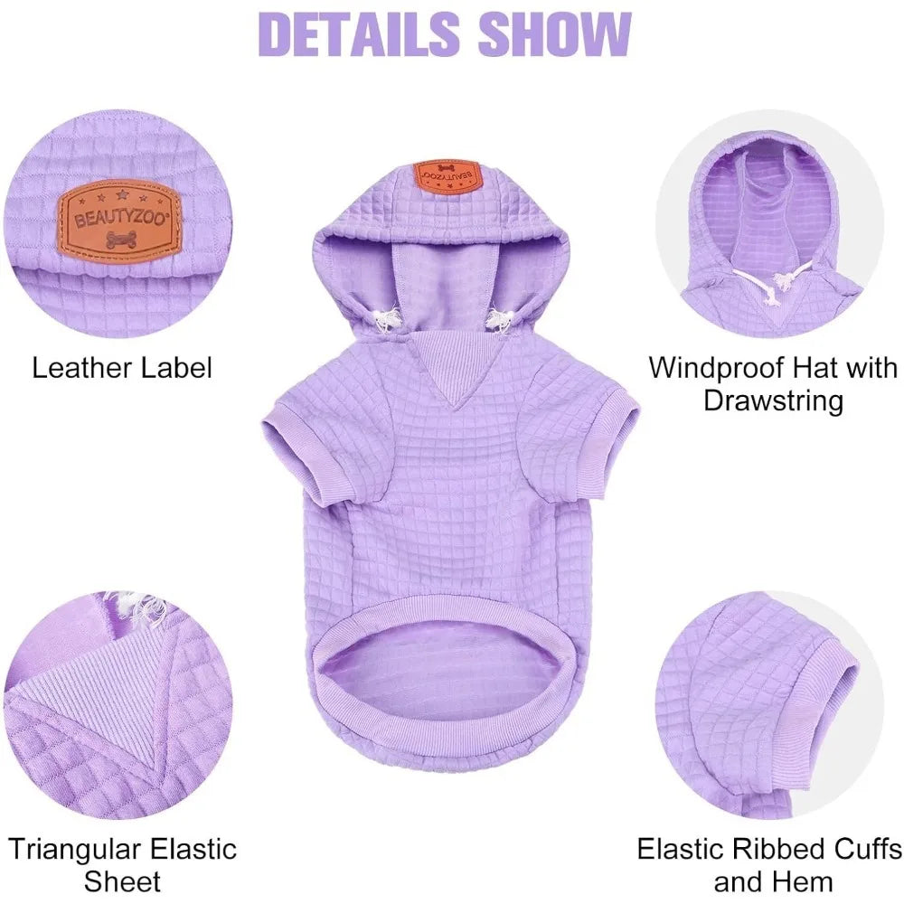 Dog Hoodie for Small Medium Large Dogs