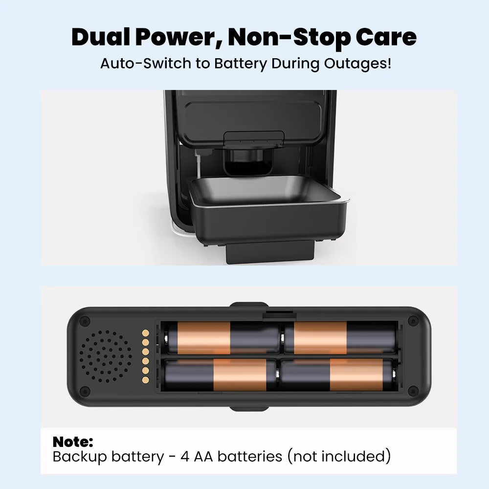Automatic Pet Feeder for Cats and Dogs - Timed & Quantitative