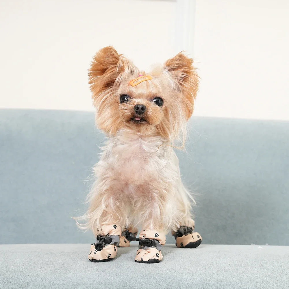 Adjustable Soft Small & Large Dog Boots With Anti-slip
