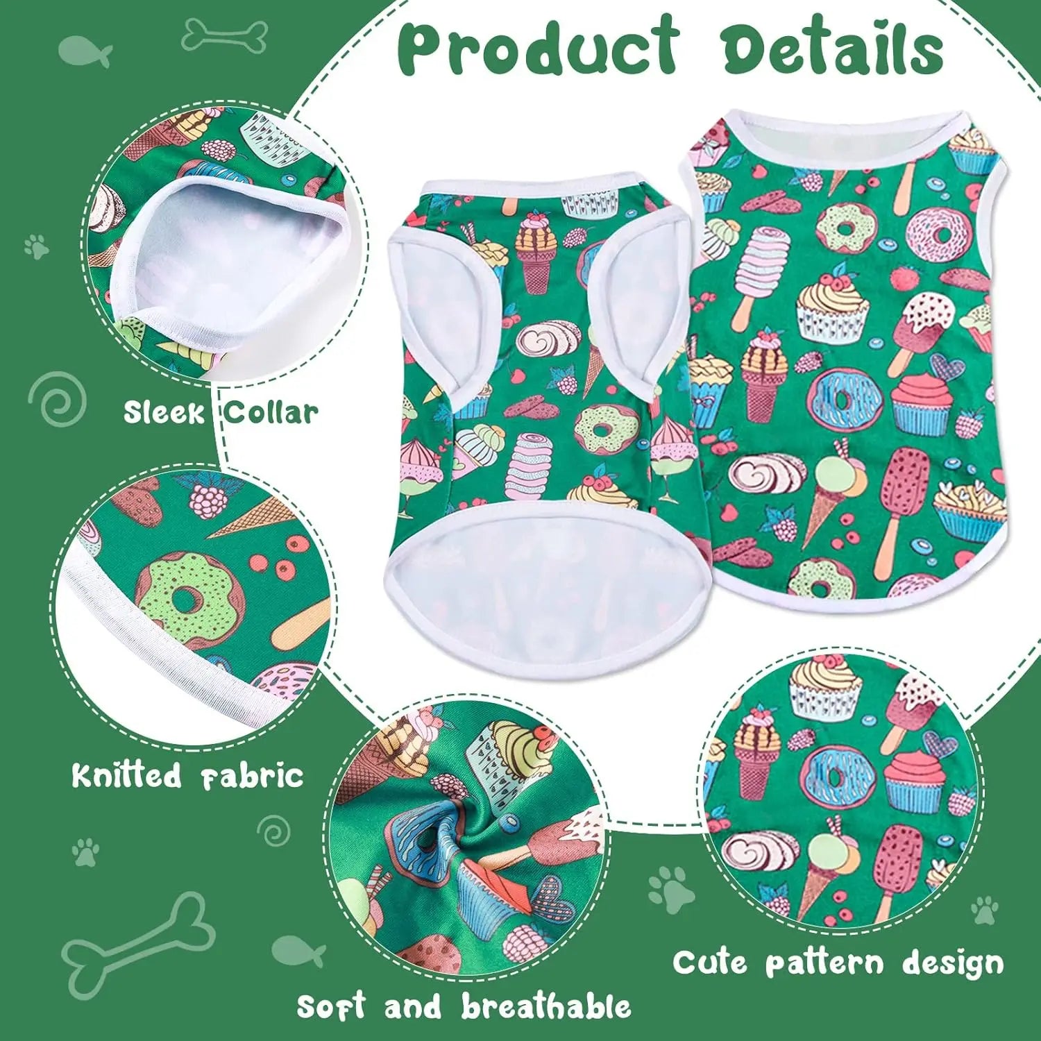 10 Pcs Lovely Puppy/Kitten Shirts