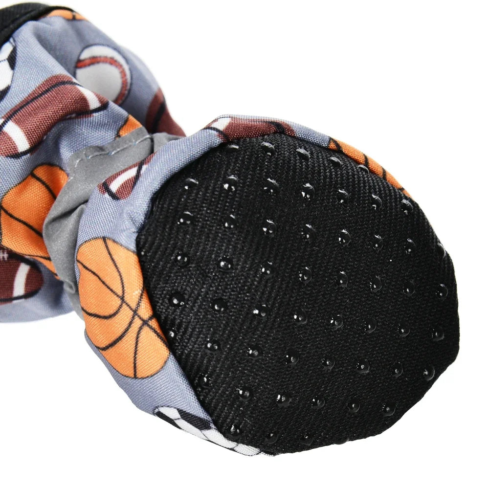 Adjustable Soft Small & Large Dog Boots With Anti-slip