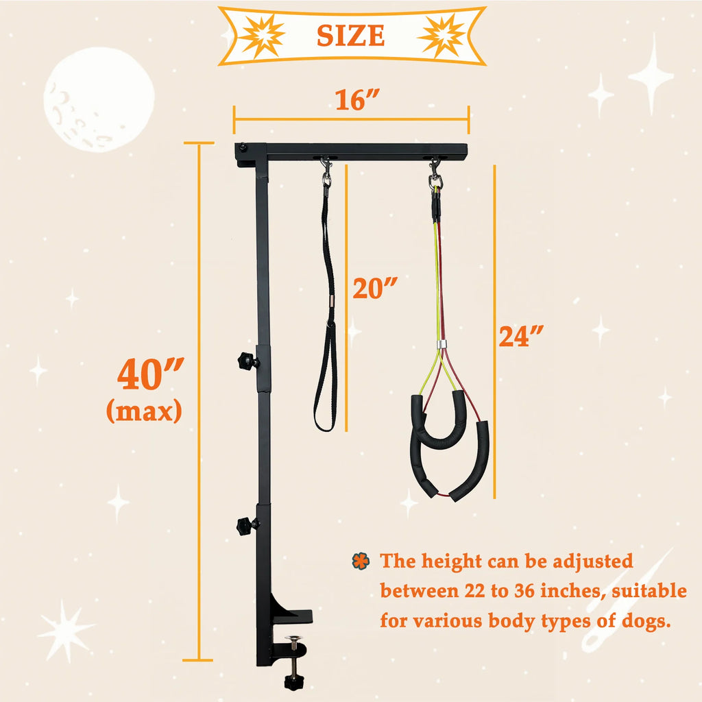 Dog Grooming Table Arm Height Adjustable