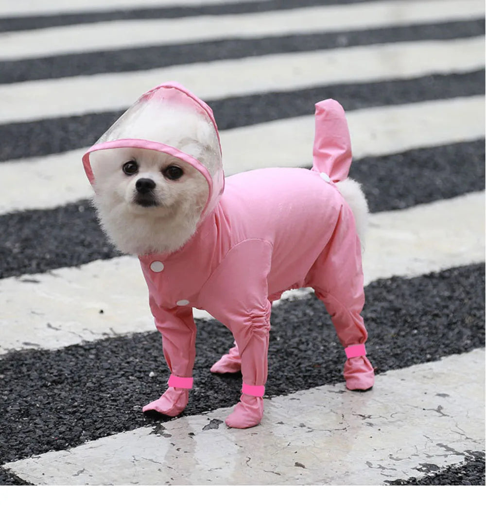Dog Raincoat/ Rain Boots Shoes for Small Dogs
