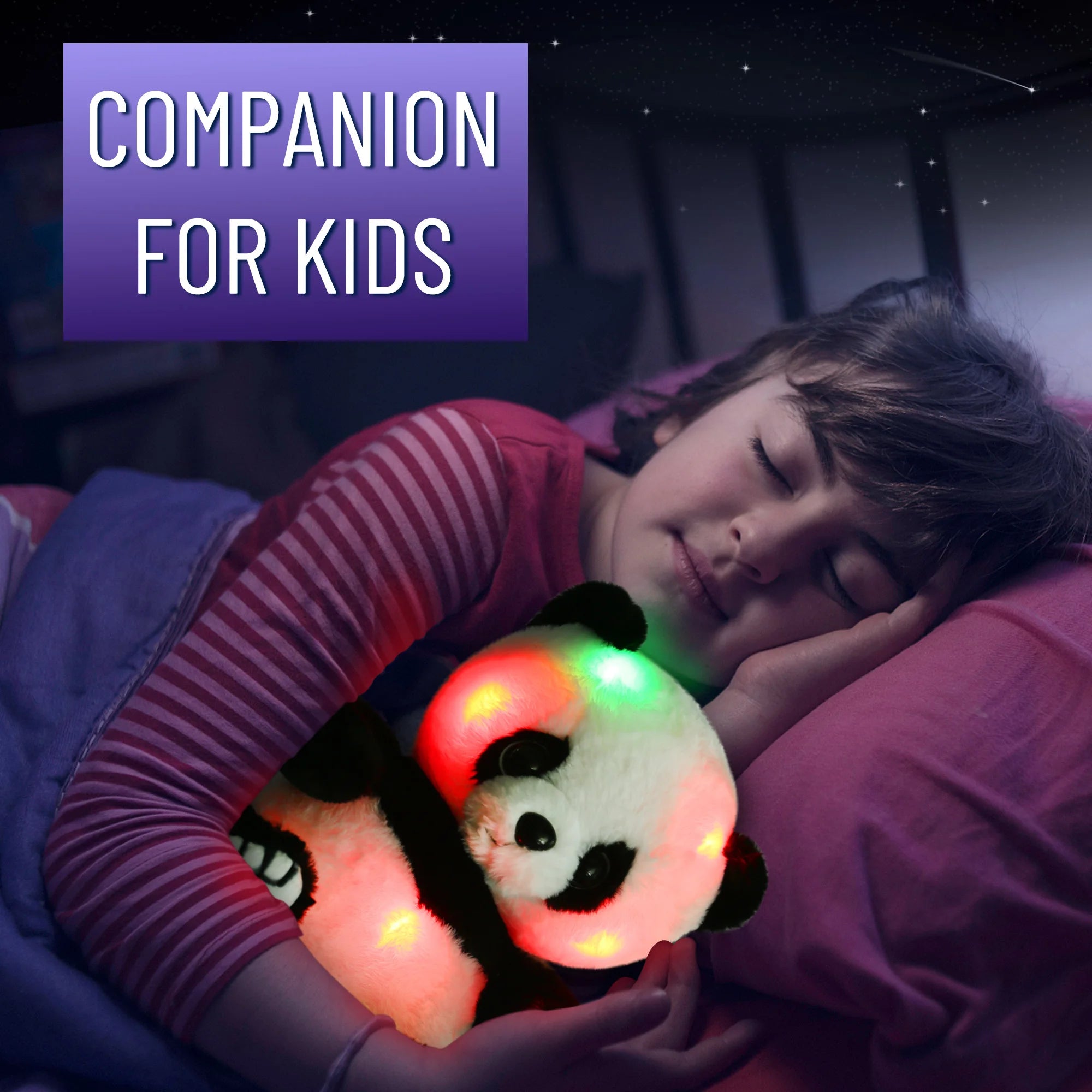 12'' Light Up Plush Panda