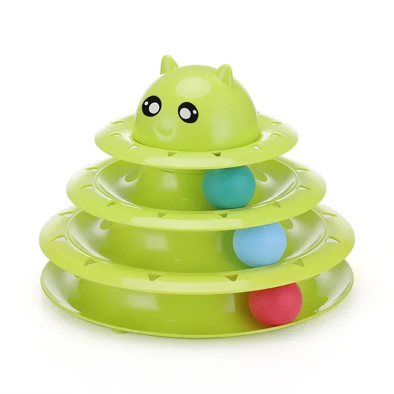 Interactive Cat Toy Tower for Pets