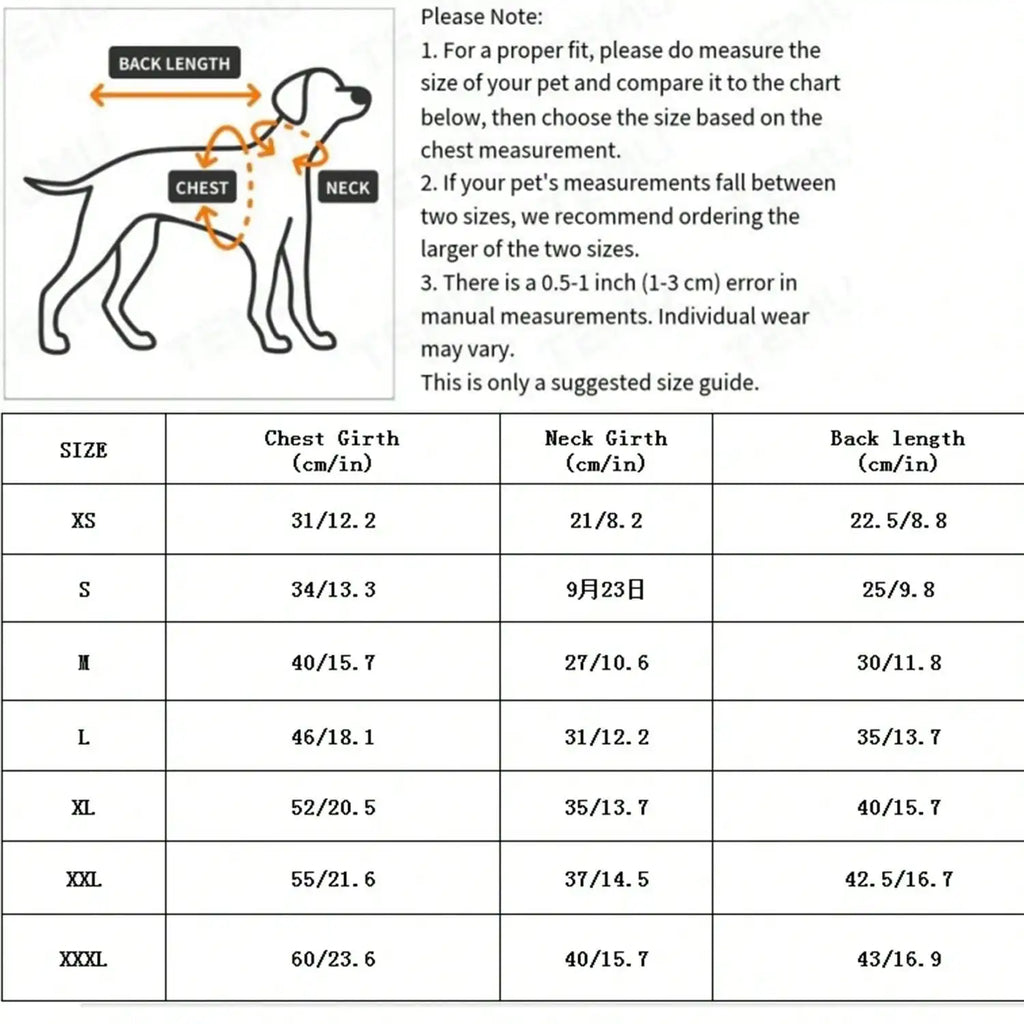 1pcs Pet Clothes for Small/ Medium Dogs