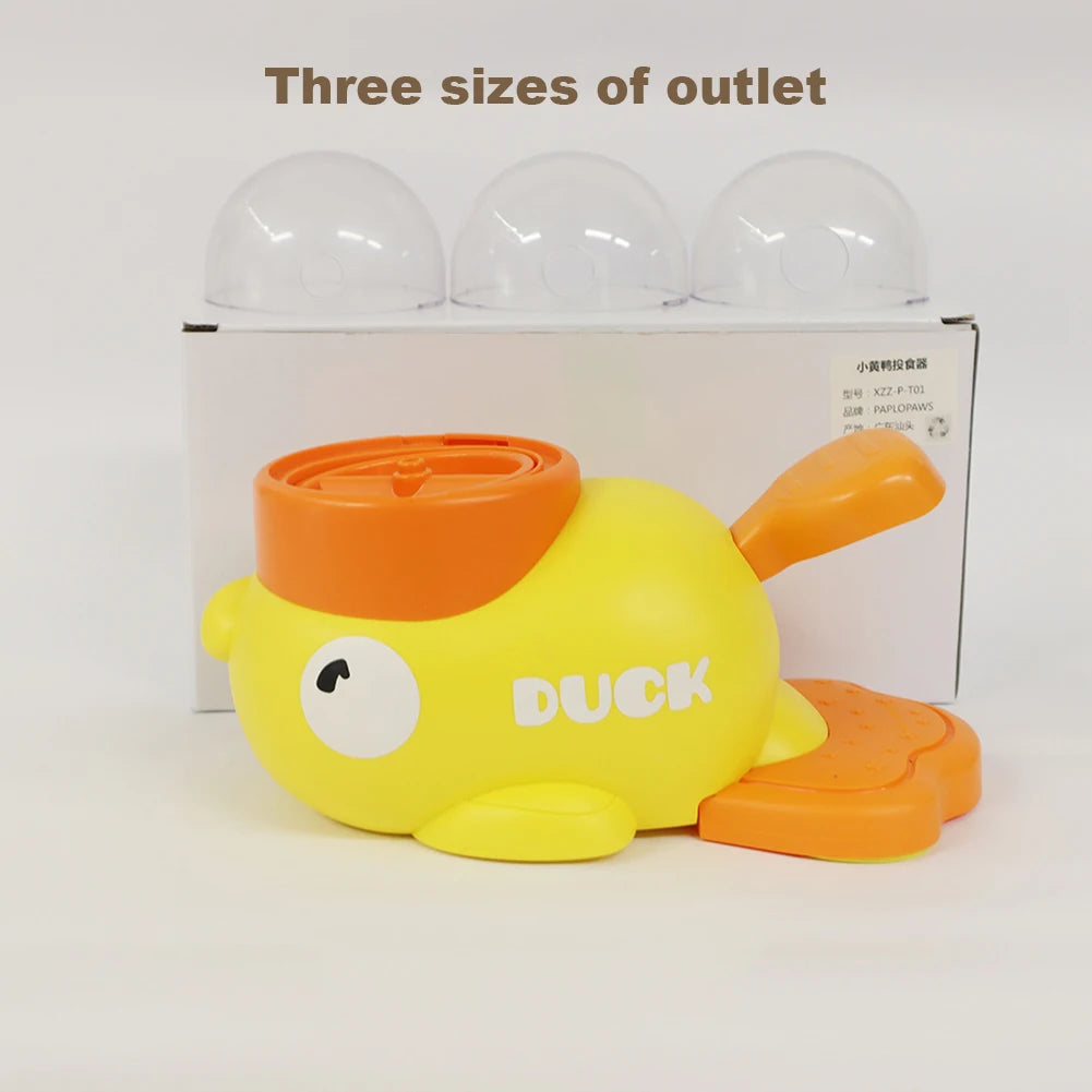 Yellow Duck Dog/Cat Slow Feeder