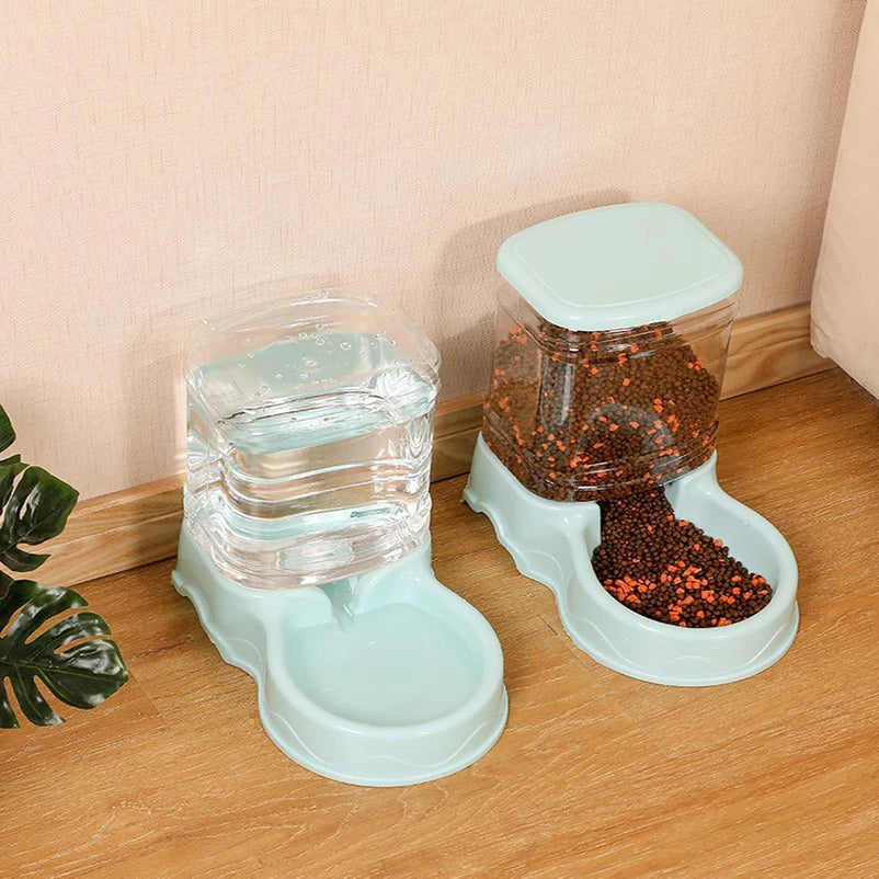 Pet Automatic Feeder, Cat/Dog Drinking Water Bowl 3.8L