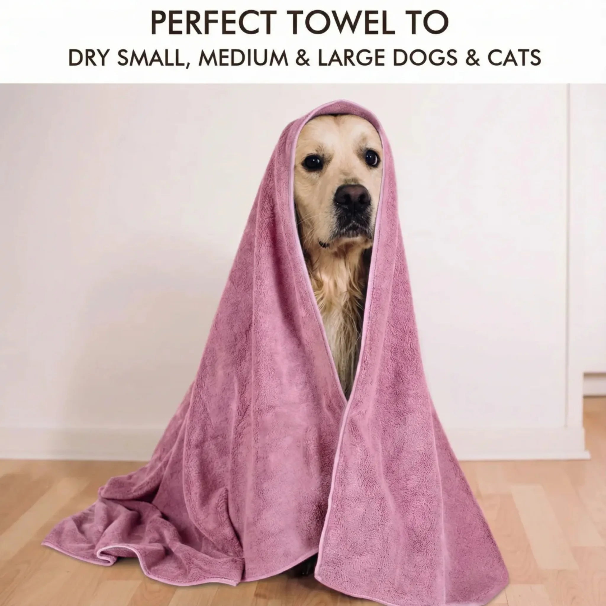 Extra Large Pet Bath Towel Super Absorbent