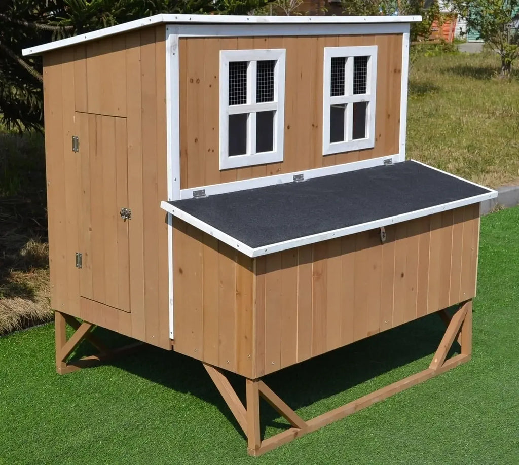 New Large Backyard Wooden Chicken Coop