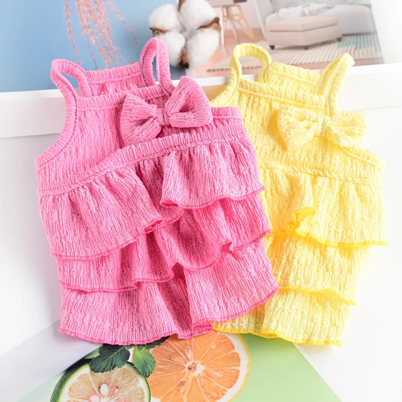 Spring Clothes Dog/Cat Princess Dresses